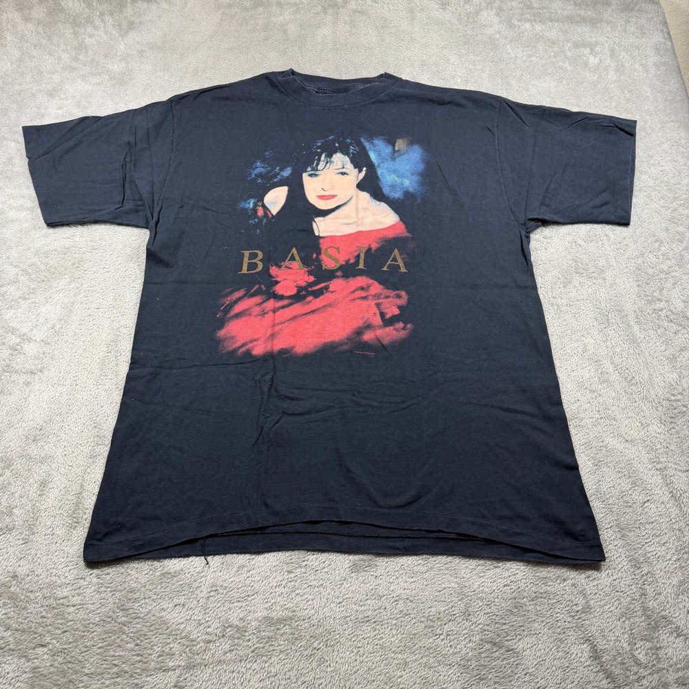 Vintage Basia 1994 Album Tee Mens XL Black All Sport Proweight Single Stitch